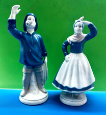 Vintage Wagner  Apel WA GDR Lot of 2 Fisherman  His Wife Love Couple Figurines