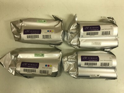 TWO SETS Rimage Everest I II III 203638-001 CMY + 203474-001 Retransfer Ribbon