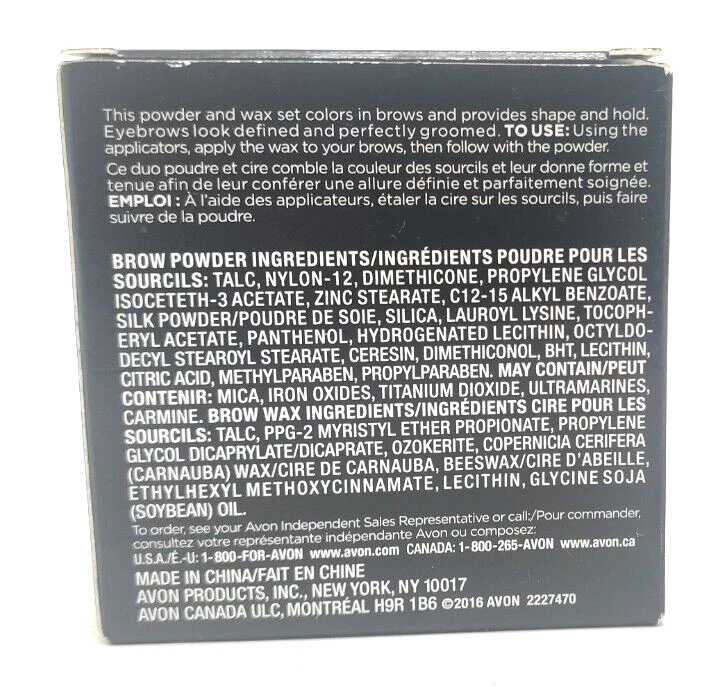 Avon True Color Perfect Eyebrow Styling Duo Auburn 1.3 g 0.081 oz New Old Stock - Image 2 of 3