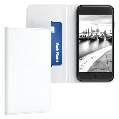 Handy Hülle für Apple iPhone SE 2022 / 2020 / iPhone 8 / 7 Tasche Vintage Weiß