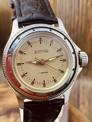 WOSTOK KOMANDIRSKIE MINI 2409A MEN'S WRISTWATCH USSR #7235