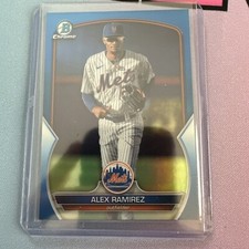 Alex Ramirez 2023 Bowman Chrome BCP-211 Prospect True Blue REFRACTOR /150