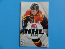 NO GAME- PLAYSTATION 2 - NHL 2004 MANUAL - NO GAME INCLUDED