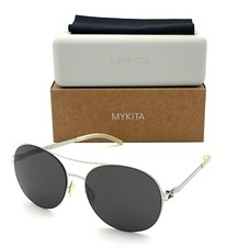 MYKITA  U ADELHEID COL 051 Shiny Silver / Dark Gray 59mm sunglasses
