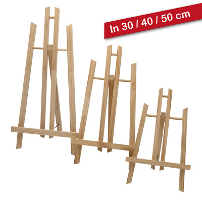 Display-/ Tischstaffelei 30-50 cm hoch, Sitz-Staffeleien, Bildhalter, Deko, Kiga