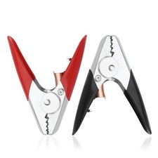 Battery Jumper Cable Clamps, Heavy Duty Car Battery Charger Alligator Clip 2Pcs