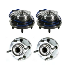 Moog Front & Rear Wheel Bearing and Hub Assemblies Kit For Jeep Grand Cherokee
