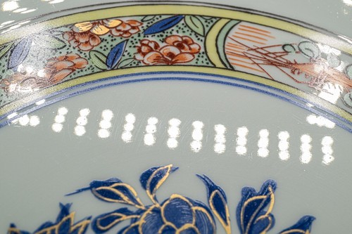 Puiforcat Raynaud Limoges Kan Sou Celadon Chop Plate Platter Round 12" - Picture 4 of 9
