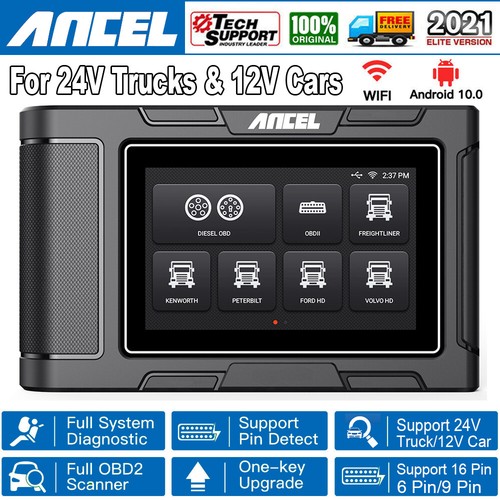 Heavy Duty Truck Scanner HD Diesel Full Systems Diagnostic Code Reader