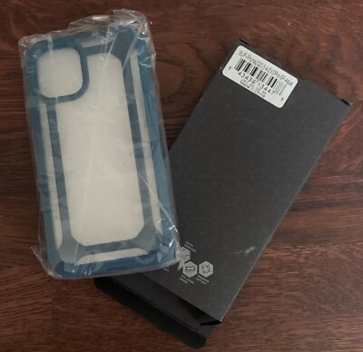iPhone 12 mini 5.4 inch Unicorn Beetle Exo with Screen Protector Clear Case-Blue