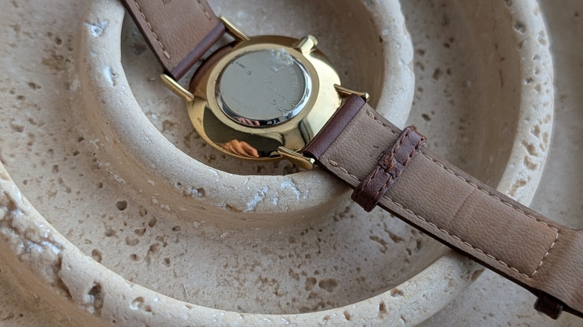 腕時計 CELIO 24金 インゴット MONTE サファイア 稼働品 Watch Slim 