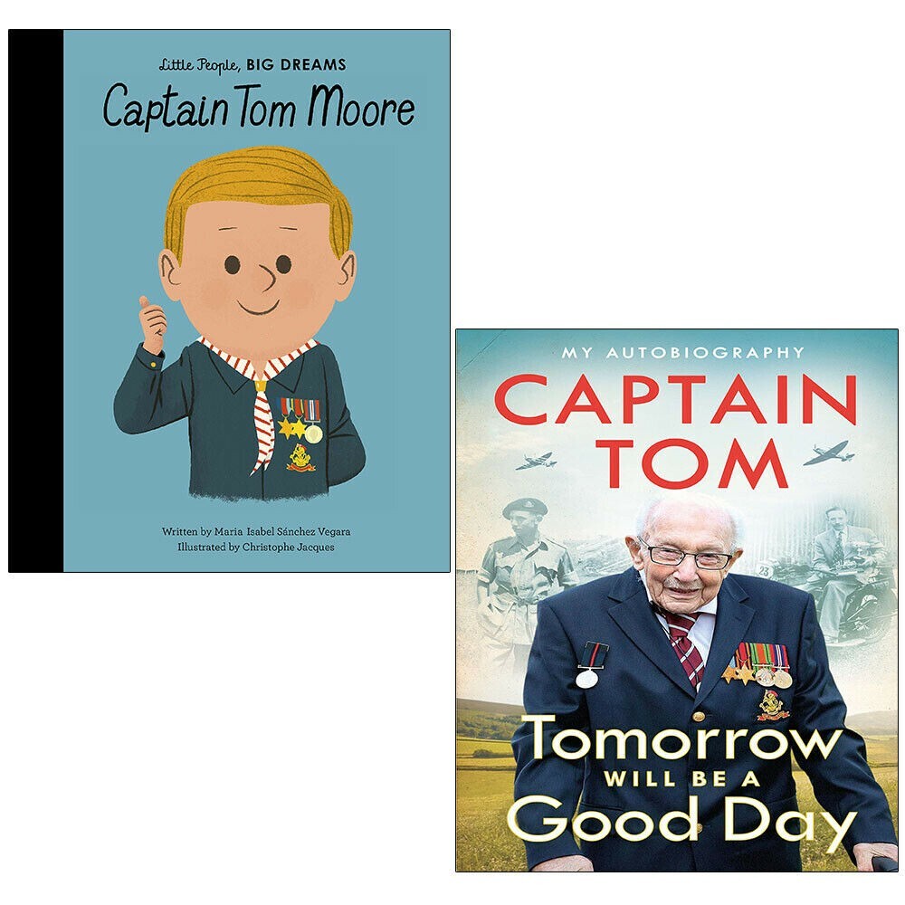 Captain Tom Moore Collection 2 Books Set (Little People BIG DREAMS, Tomorrow)