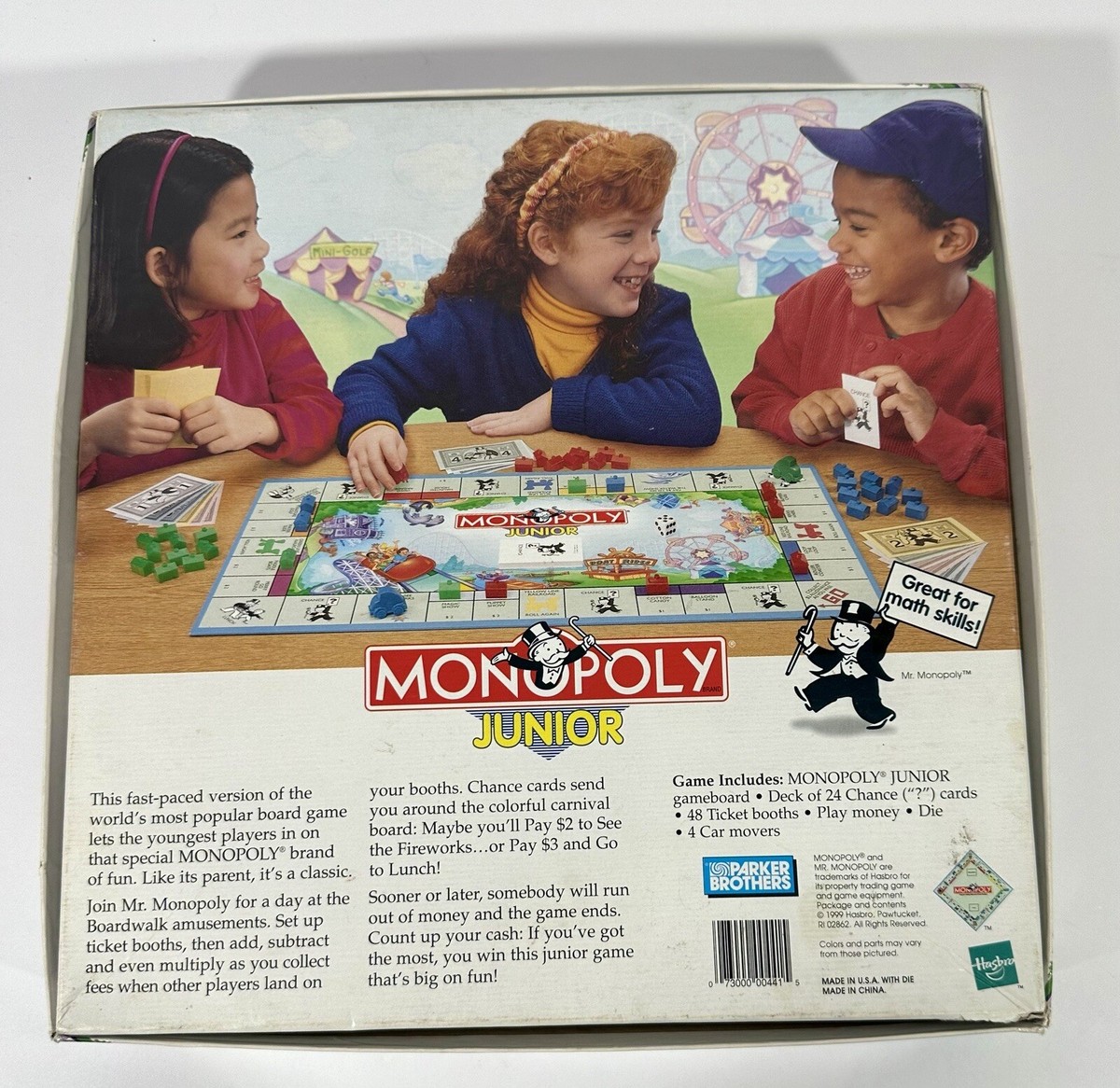 Lot De 9 Billets De 4 Pièces Pour Monopoly Junior Parker - Occasion 5-8 Ans