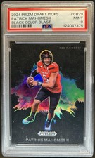 2024 Prizm Draft Picks Patrick Mahomes II Color Blast SSP Black #CB-29 PSA 9