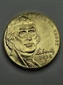 24k Gold Plated 2020 P Jefferson Nickel Full 5 Step 5c Coin BU