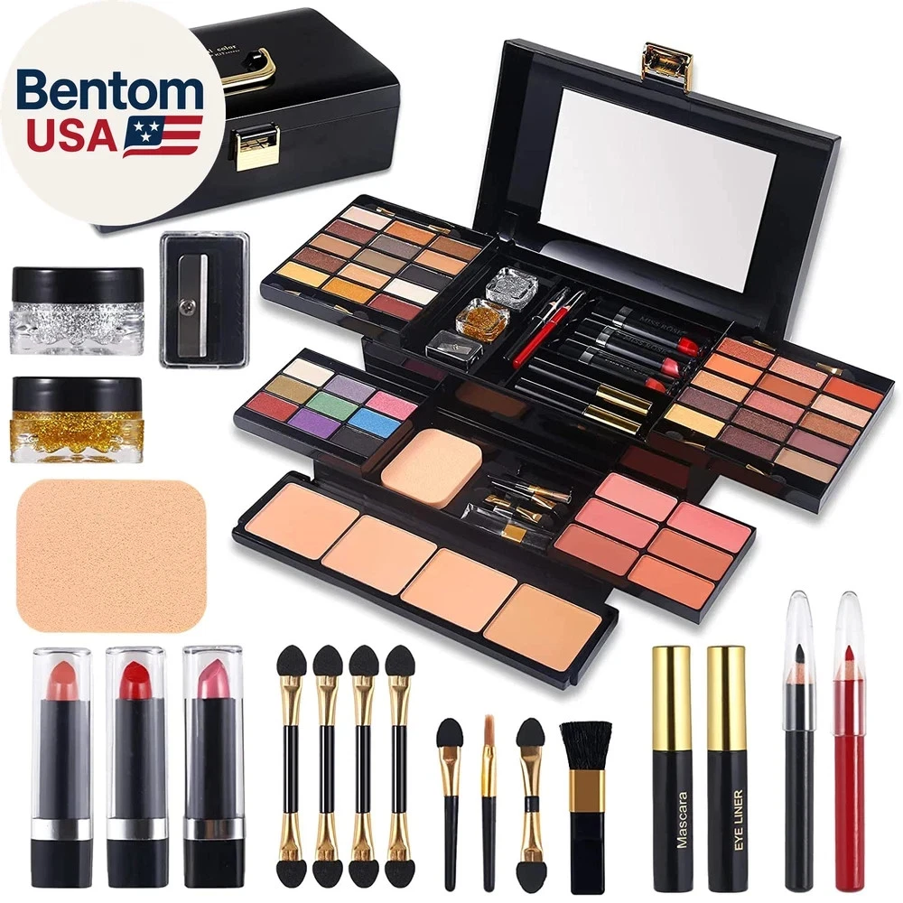 Professional Makeup Kit for Women Full Kit with Mirror 58 Colors All in One Make