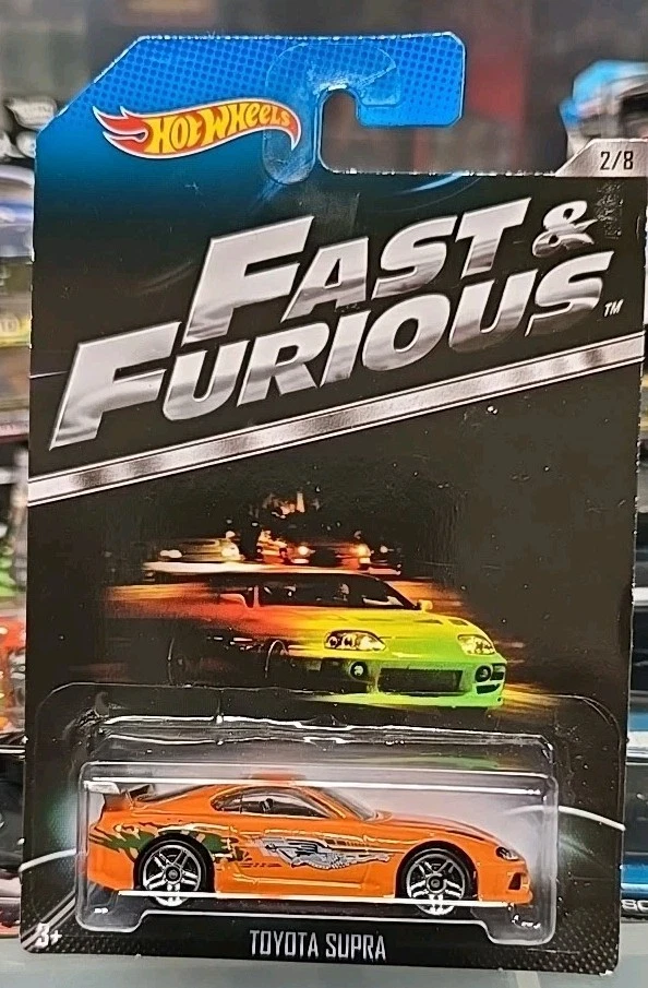 RARE 2013 Hot Wheels Fast And Furious Mainline Series 1 - Toyota Supra [ORANGE]