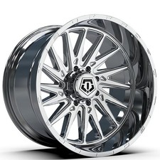 22x12 Tis Wheels 547c Chrome Off-road Rims 4pcs