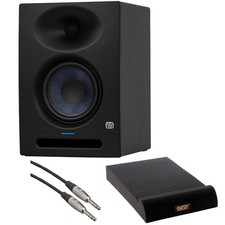 PreSonus Eris Studio 5 5.25" 2-Way Active Studio Monitors w/ Pad  Cable Bundle