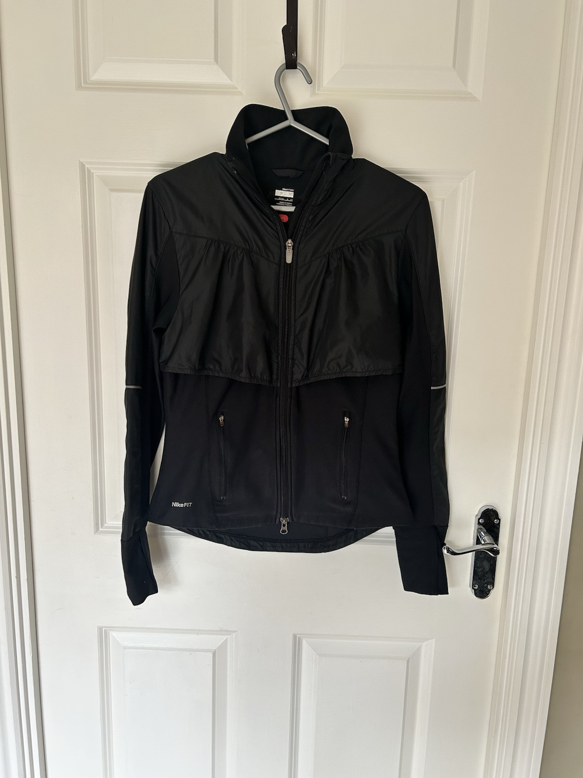 SACAI X NIKE Nike Sportswear Dynamic Reveal Dry Fit Giacca Donna Taglia S Nero