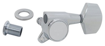 Gotoh Guitar Tuners, Magnum Lock, 01 Button, 3+3, Chrome (07202Cyx) Sg381-Mg-01_