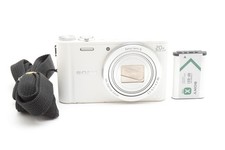 Sony Cyber-shot DSC-WX300 White 18.2MP -Read/Missing Cover Exc   2928799A