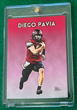 DIEGO PAVIA 1 of 10 Known NMSU Cards Printed 2024 David Lee Art Cards NM to MT