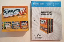 Master Books Elementary Apologetics Teacher Guide + Answers Books For Kids Set 