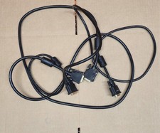 Lot of 2 DVI-D Dual Link Cable 6ft 24+1 Pin M...