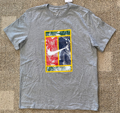 Nike Court Tennis Shirt Top T-Shirt Heritage Cotton DZ2637 Men's Size Large