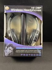 Protocol Hi-Def Wireless Headphones, comfortable, wireless, built-in microphone