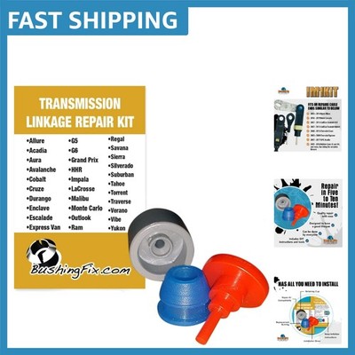 BushingFix 1 Transmission Shift Cable Bushing Repair Kit - Easy Install, Durable