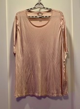 H&M Womens Plus size 3XL pale pink lightweigh...