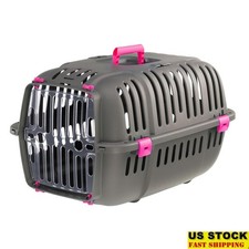 Lightweight Hard-Sided Dog Carrier Easy Assembly Secure Travel Pet Crate New