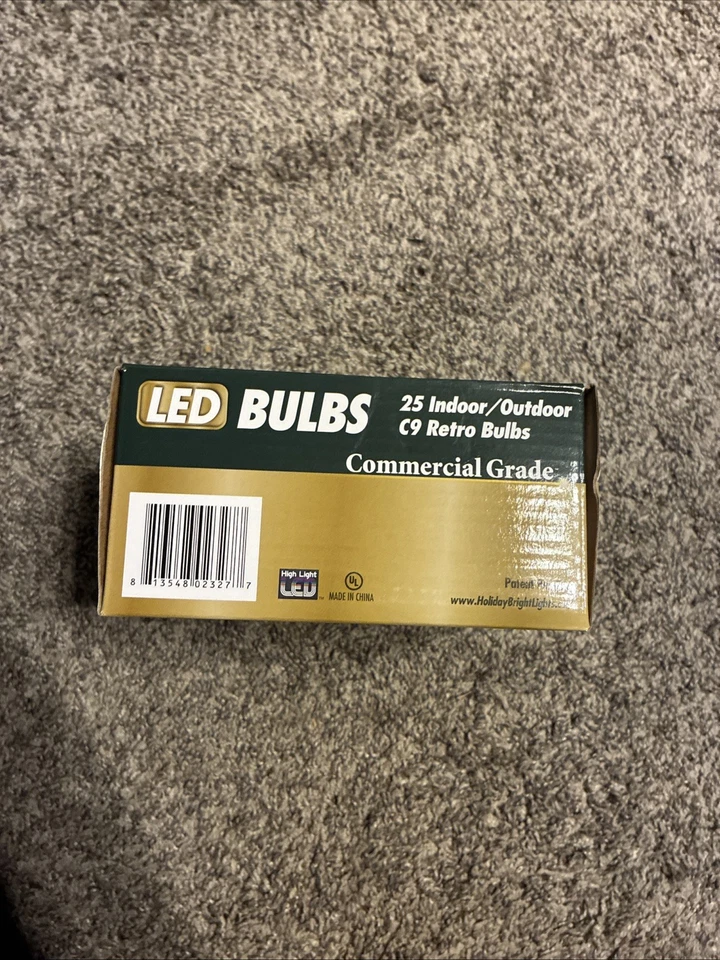 Holiday Bright Lights (25) C9 LED Multi Colored Replacement Bulbs Indoor/Outdoor - Image 3 of 3
