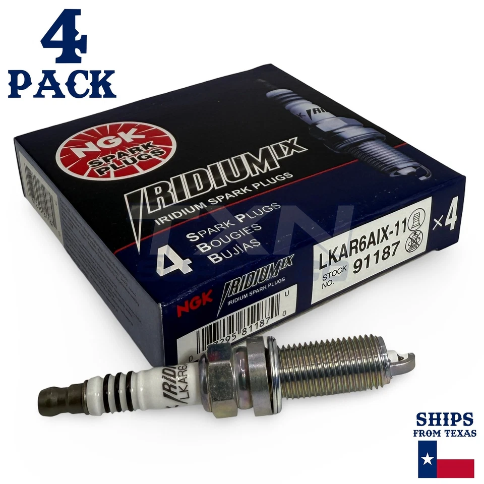 Свечи зажигания NGK Iridium IX 2007-2008 для Nissan Versa L4 1,8 л упаковка 4 шт. - Изображение 2 из 3