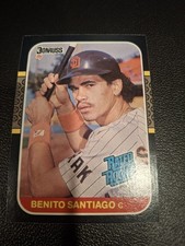 1987 Donruss - Rated Rookie Benito Santiago #31