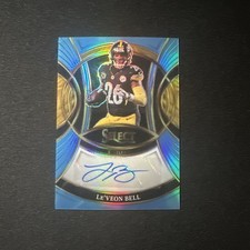 2025 Panini Select Le’veon Bell Light Blue Auto /49 Pittsburgh Steelers