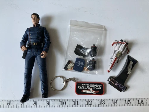 Battlestar Galactica Lee Adama 'Apollo' Collectible Figure Diamond Select +Bonus