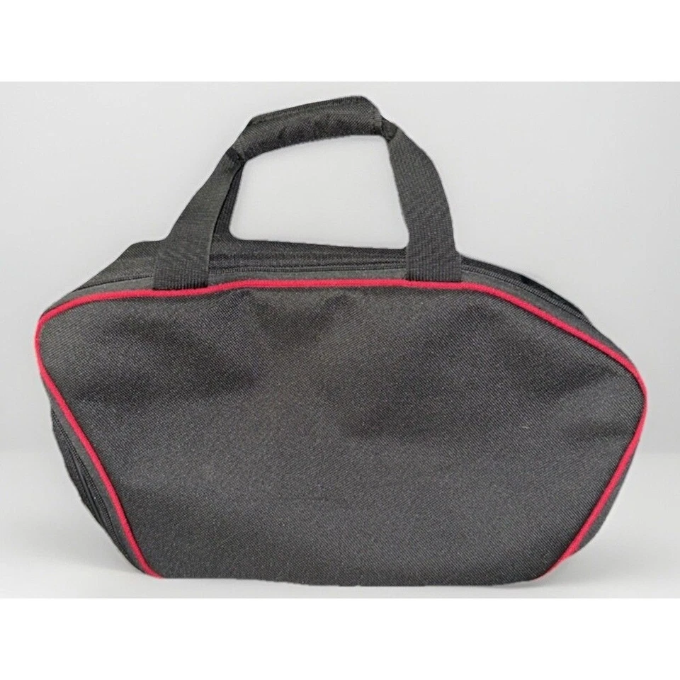 Juego de 2 bolsas forradoras alforjas negras rojas Ducati Performance OEM nuevas sin etiquetas Foto 3 de 4