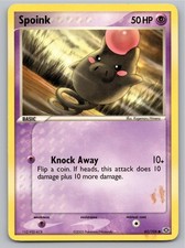 2005 POKEMON EMERALD SPOINK 65/106 C NM A106461 FREE S&H