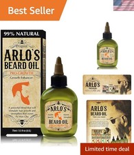 99 Natural Beard Oil, Pro-growth Growth Enhancer, 2.5 Fluid Ounce