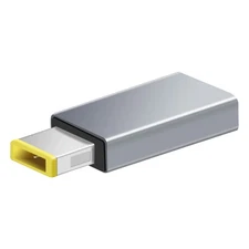 USB-C Female to 10*6mm Square Tip Male Adapter PD Connecter for Lenovo Laptop