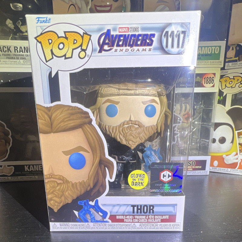 Funko Pop! Marvel Avengers: Endgame Thor #1117 Glow in the Dark Collector Corps