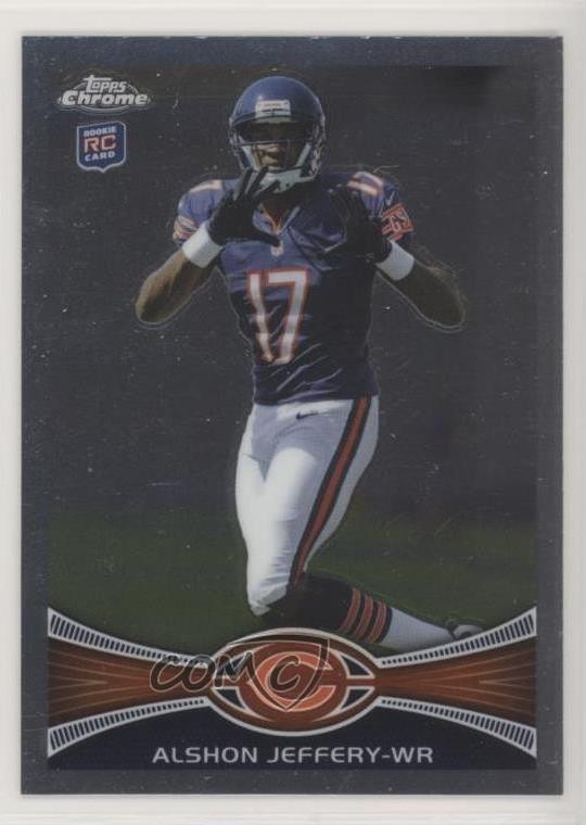 2012 Topps Chrome Alshon Jeffery (Ready to Receive) #62 09su