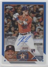 2023 Topps Chrome Rookie Auto Blue Refractor 17/150 Korey Lee #RA-KL Auto 13a8