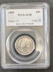 1899 Barber Quarter PCGS- AU 58...Another Stack's -CG "Special". Free Shipping.