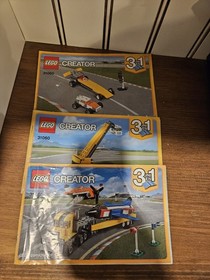 Lego Creator 31060 Airshow Aces 3-in-1 Complete Set In Box Used