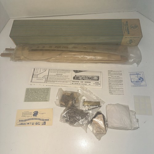 Kit de madera Walthers escala HO 70' coche ejecutivo menos camiones 9108-NUEVO | Zustand: Used