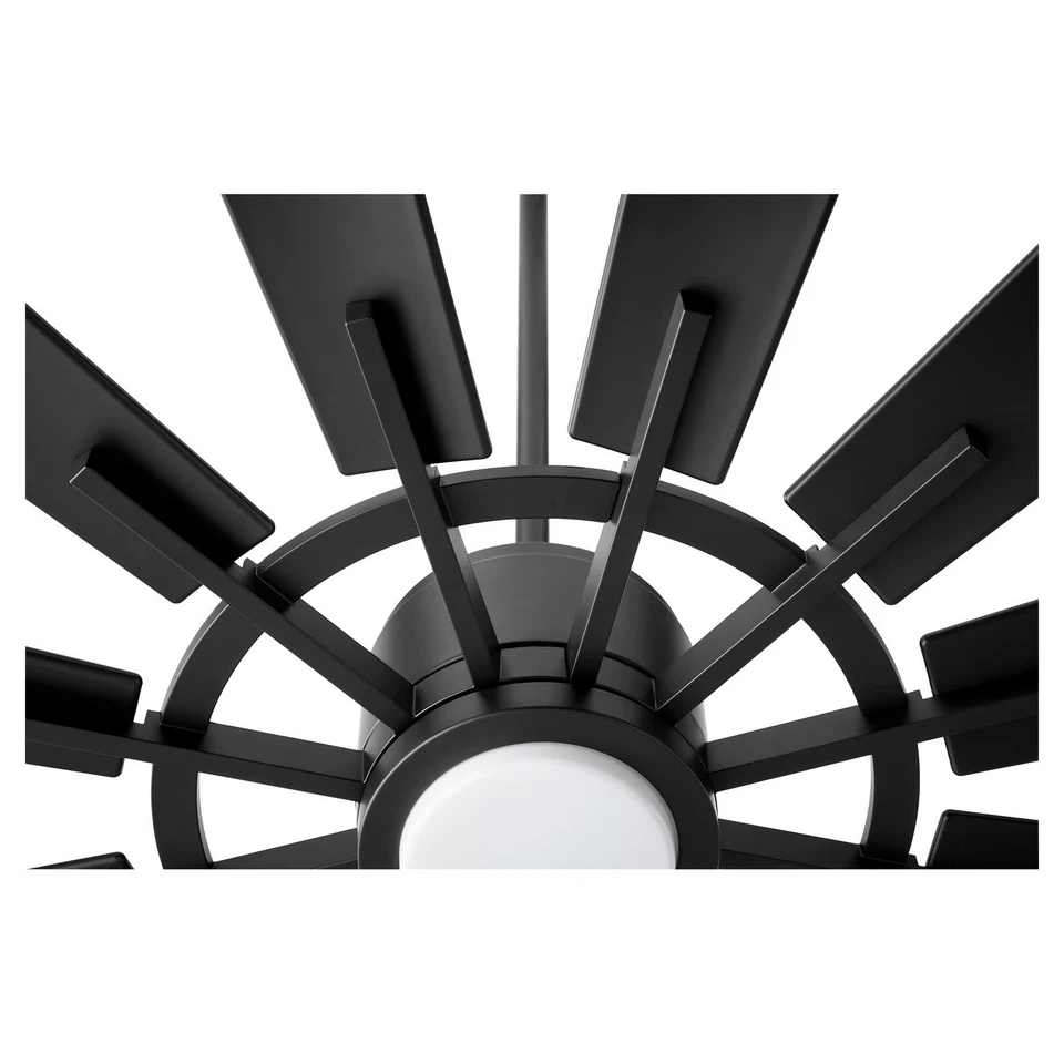 Matte Black 72"Patio Fan from the Cirque Collection - Image 3 of 3